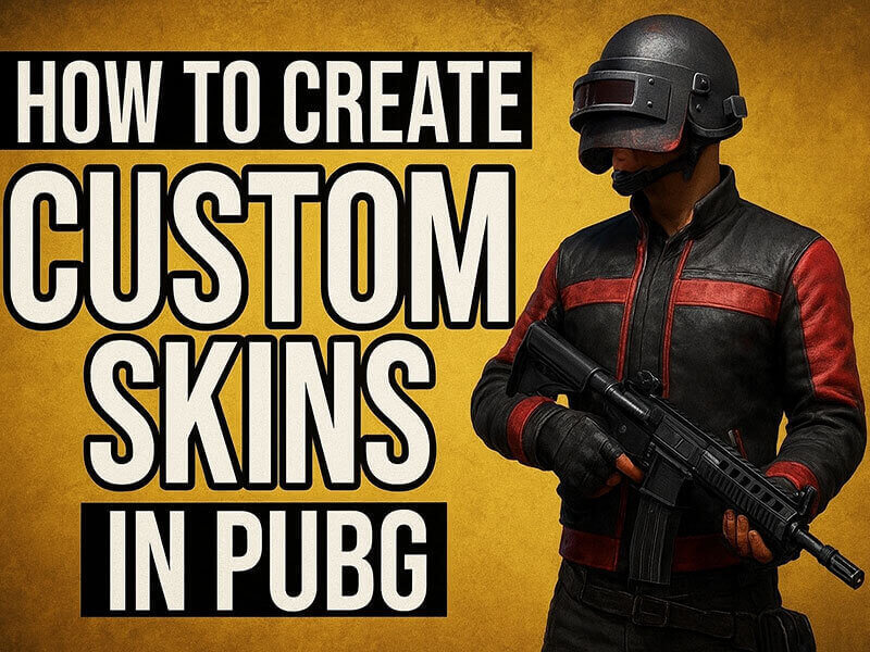 how to create custom skins in PUBG