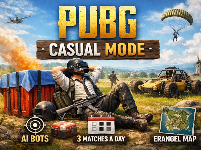 What is Casual Mode in PUBG?