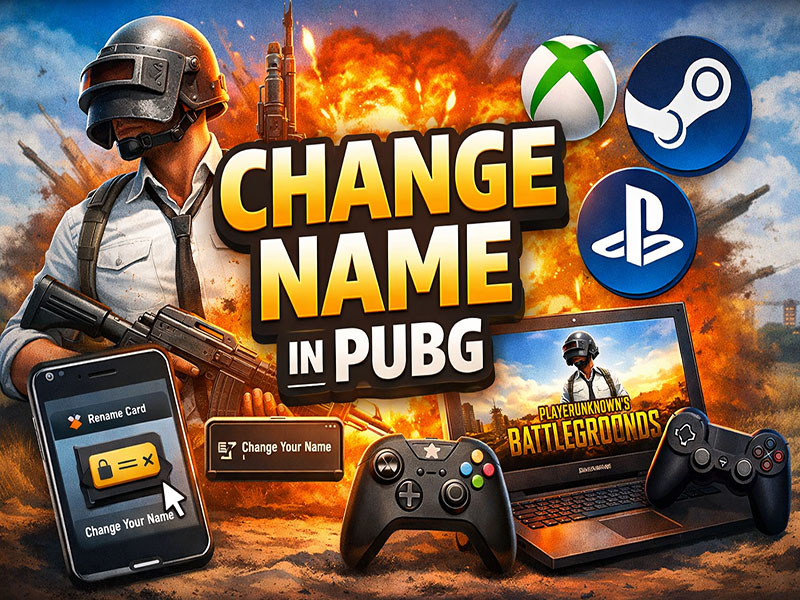 how to change name in pubg